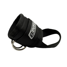 Манжета EasyFit R11 для тяги на липучці (з п'ятою), Довжина 25 см, Ширина 10 см, Оксфорд, Сталь, Чорний