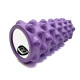 Масажний ролик (валик) EasyFit Grid Roller Extreme, Довжина 33 см, Діаметр 14 см, Каркас із високоміцного пластику, Піна EVA з масажною поверхнею 3D, для МФР, фітнесу, йоги та реабілітації, Фіолетовий