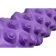 Масажний ролик (валик) EasyFit Grid Roller Extreme, Довжина 33 см, Діаметр 14 см, Каркас із високоміцного пластику, Піна EVA з масажною поверхнею 3D, для МФР, фітнесу, йоги та реабілітації, Фіолетовий