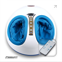 Массажер для ног EasyFit лимфодренажный, 3 вида массажа, Подогрев, Мощность 40 Вт, Белый