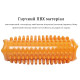 Ортопедичний масажний килимок для стоп EasyFit Acupoint з шипами, PVC, довжина 35 см, ширина 27,5 см, товщина 2 см, помаранчевий, стимуляція кровообігу, зміцнення м'язів, зняття напруги