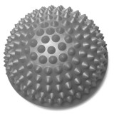 Півсфера масажна кіндербол EasyFit, Жорстка, Діаметр 15 см, Висота 8 см, Гума, Сірий