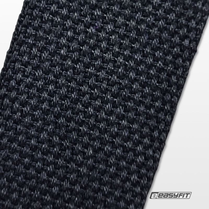 Ремень для йоги EasyFit, черный