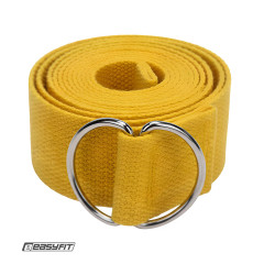 Ремінь для йоги EasyFit, жовтий