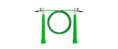 Скоростная скакалка EasyFit Speed Cable Rope, Длина до 3 м, Сталь, Пластик, Зеленый