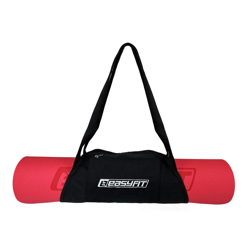 Сумка-переноска EasyFit универсальная, Длина 58 см, Ширина 38 см, Чёрный, Для переноски спортивных ковриков любого размера