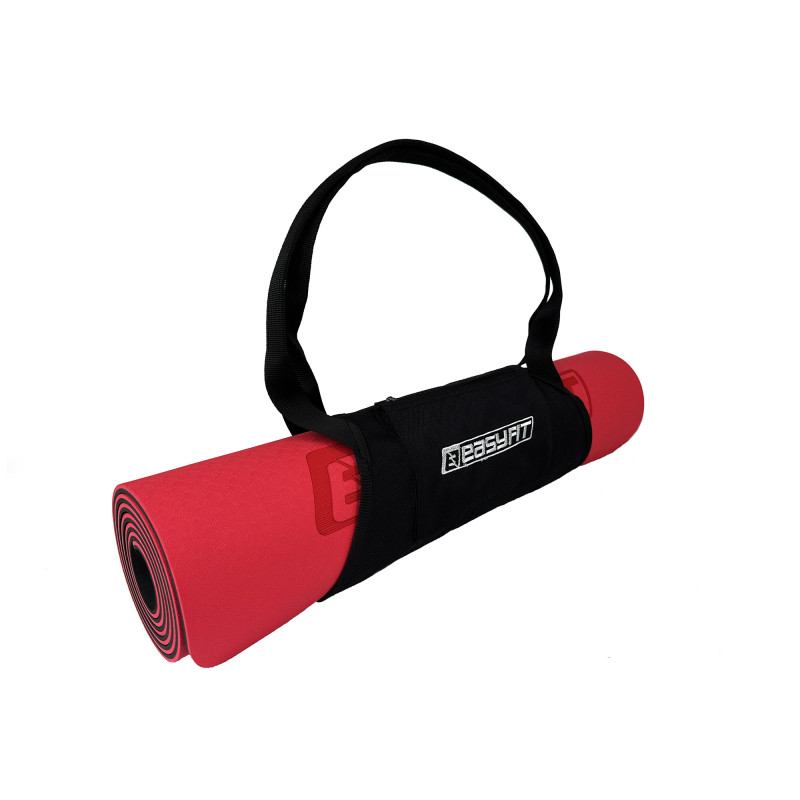 Сумка-переноска EasyFit универсальная, Длина 58 см, Ширина 38 см, Чёрный, Для переноски спортивных ковриков любого размера