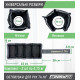 Обтяжувачі для ніг і рук EasyFit (пара), Вага 0,75 кг, Оксфорд, Нейлон, Пісок, Чорно-сірий
