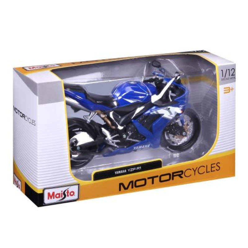 Мотоцикл іграшковий Yamaha YZF-R1 в масштабі 1:12
