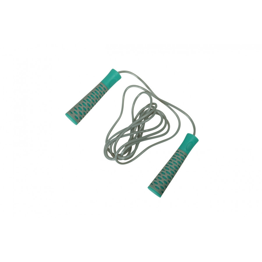 Скакалка PowerPlay 4206 Jump Rope PRO+ Сіро-м'ятна (2,75m.)