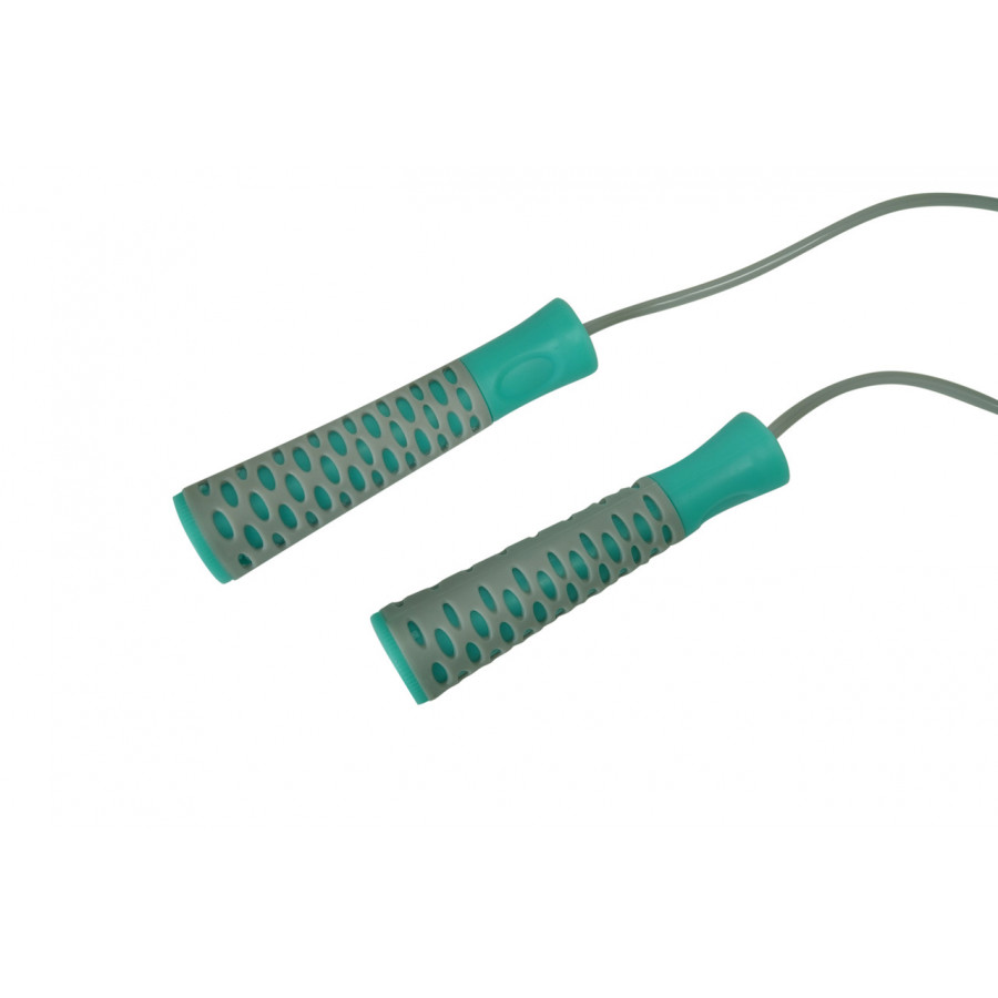 Скакалка PowerPlay 4206 Jump Rope PRO+ Сіро-м'ятна (2,75m.)