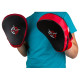 Лапи боксерські PowerPlay 3041 Чорно-Червоні PU [пара]