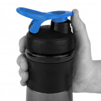 Шейкер спортивний (пляшка) BlenderBottle SportMixer Flip 28oz/820ml Black/Cyan Шейкер спортивний (пляшка) BlenderBottle SportMixer Flip 28oz/820ml Black/Cyan