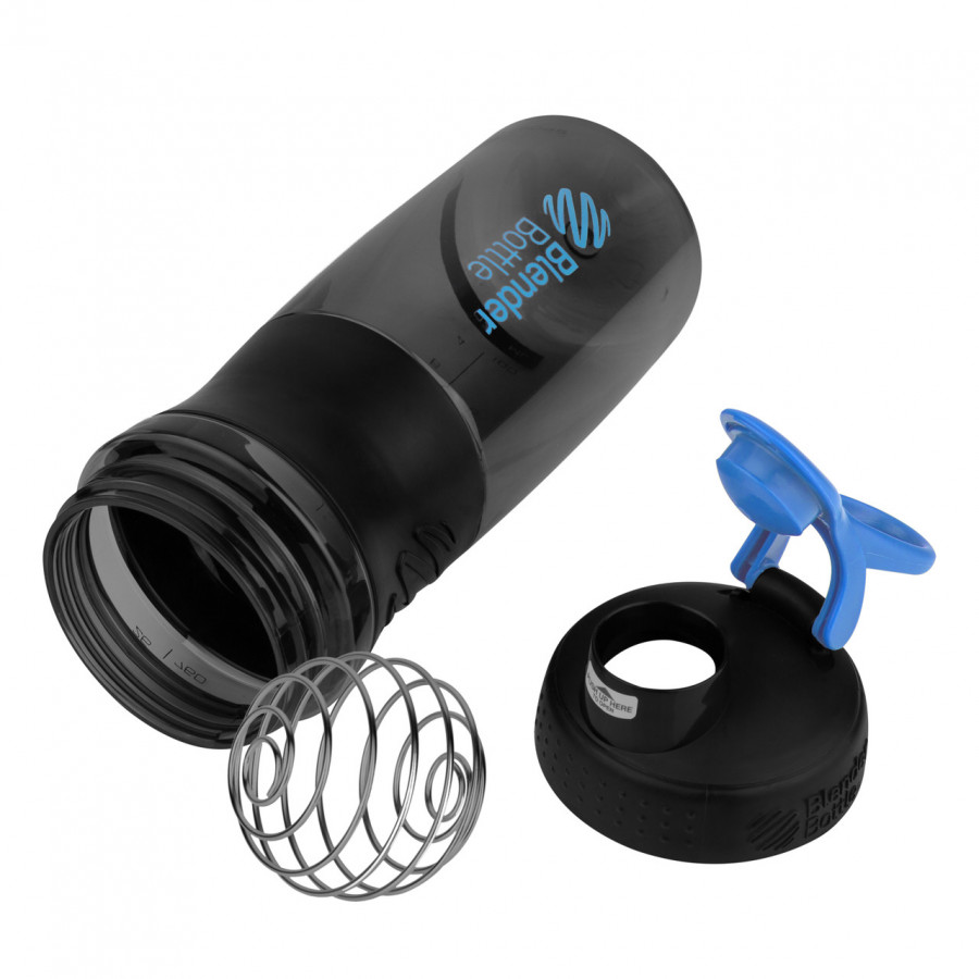 Шейкер спортивний (пляшка) BlenderBottle SportMixer Flip 28oz/820ml Black/Cyan