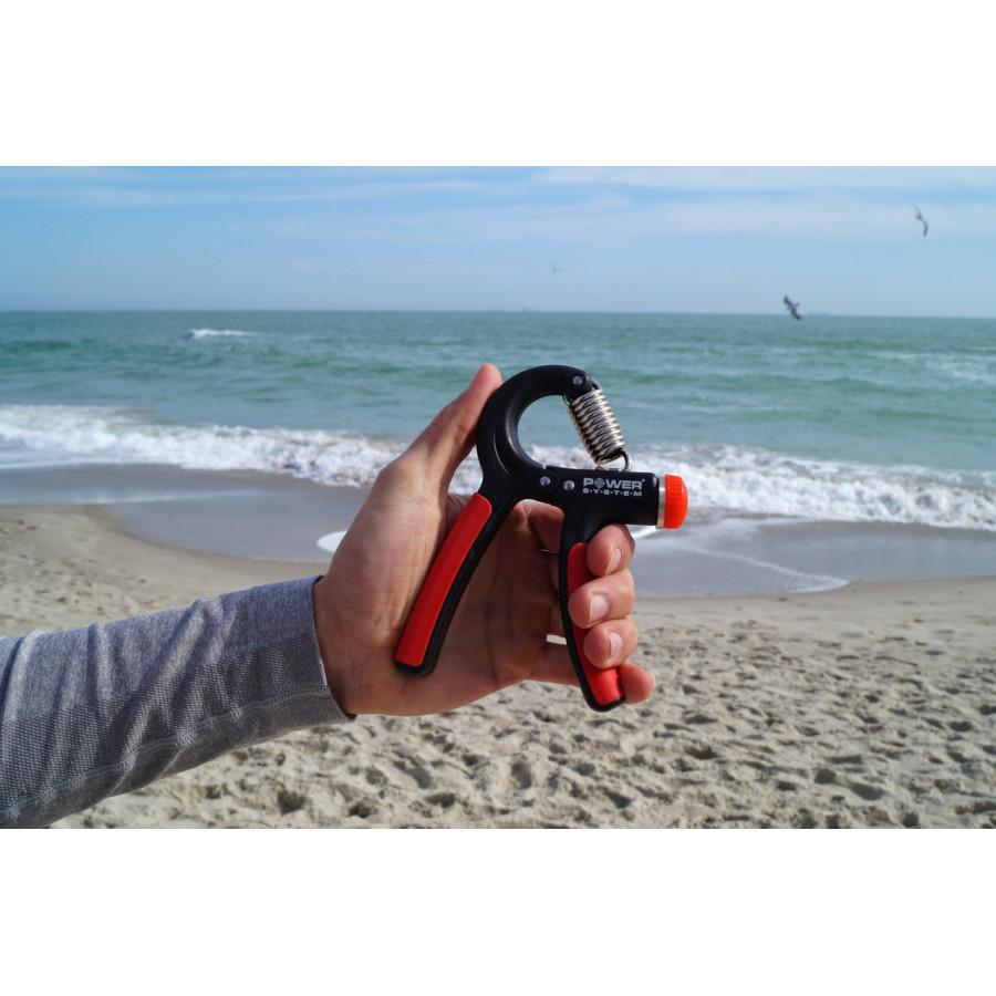Еспандер кистьовий Power System PS-4021 з регульованим навантаженням 10-40 кг. Power Hand Grip Black