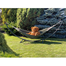 Монотонний гамак WISH червоний одномісний XL 200х100 WCG