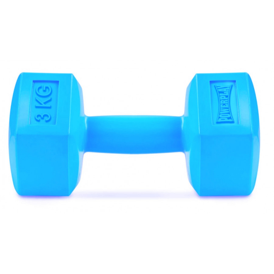 Гантель композитна PowerPlay 4124 Hercules 3 кг. Синя (1 шт.)