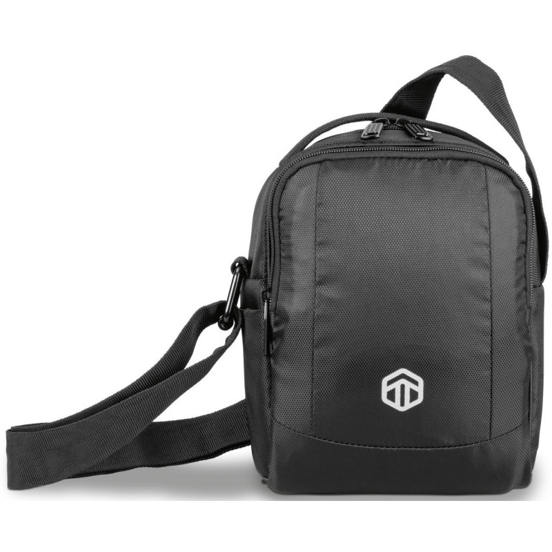 Чоловіча сумка через плече Антивор з Rfid Topmove чорна