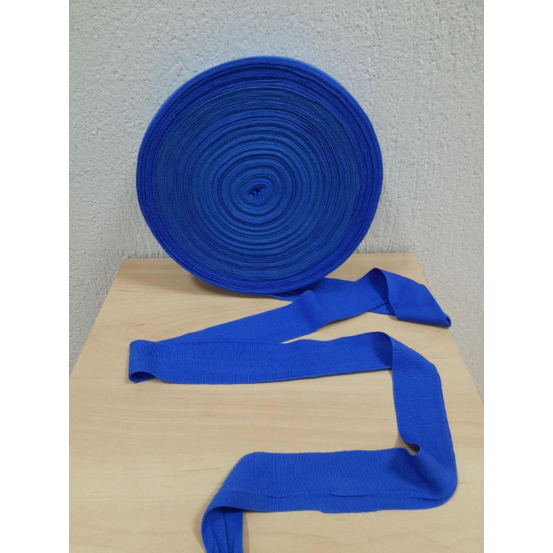 Бинтова стрічка для боксу PowerPlay, Довжина 100 м, Еластична, Бавовна, Нейлон, Синя