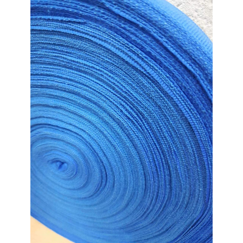 Бинтова стрічка для боксу PowerPlay, Довжина 100 м, Еластична, Бавовна, Нейлон, Синя