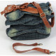 Женская сумка Fashion jeans bag темно-синяя