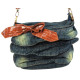 Женская сумка Fashion jeans bag темно-синяя