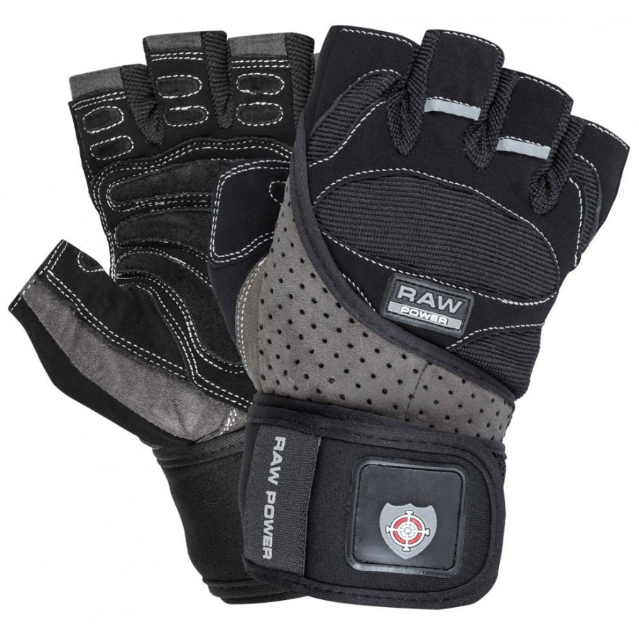 Рукавички для фітнесу Power System PS-2850 Raw Power Black/Grey XXL