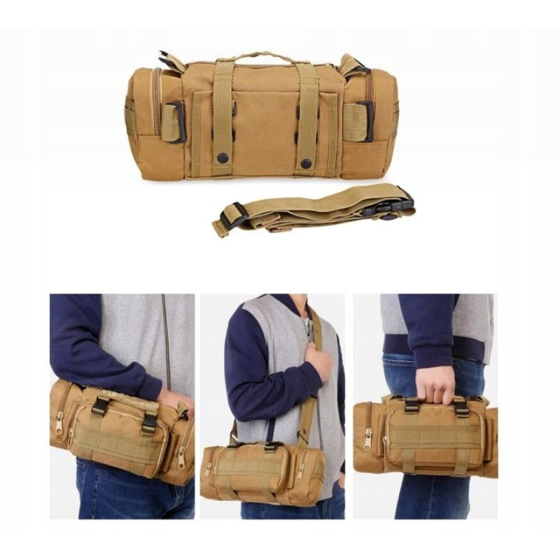 Тактическая, армейская мужская сумка Molle Combat Sachet койот