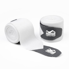 Бинты для бокса Phantom Impact White 400см. (4м.)