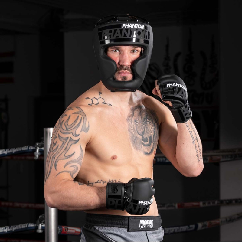 Боксерський шолом Phantom APEX Full Face Black