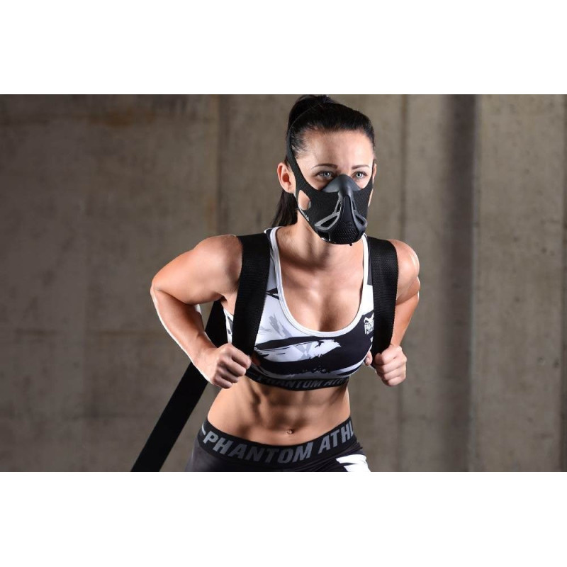 Маска для тренування дихання Phantom Training Mask Black S