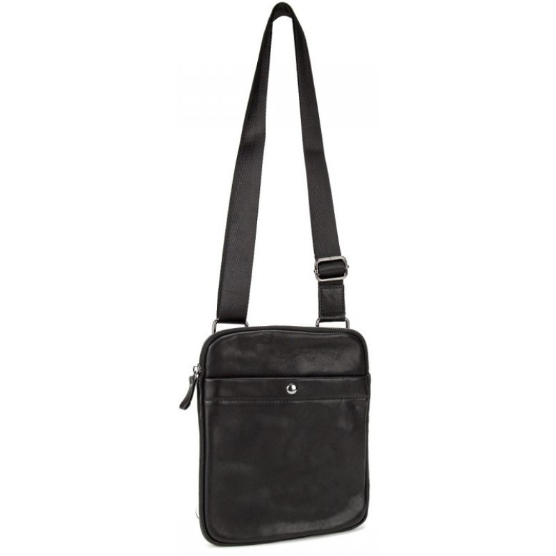 Мужская сумка-мессенджер Tiding Bag черная