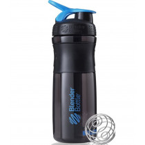 Шейкер спортивний (пляшка) BlenderBottle SportMixer Flip 28oz/820ml Black/Cyan Шейкер спортивний (пляшка) BlenderBottle SportMixer Flip 28oz/820ml Black/Cyan