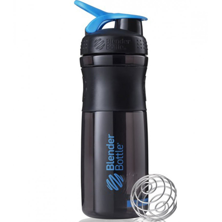 Шейкер спортивний (пляшка) BlenderBottle SportMixer Flip 28oz/820ml Black/Cyan