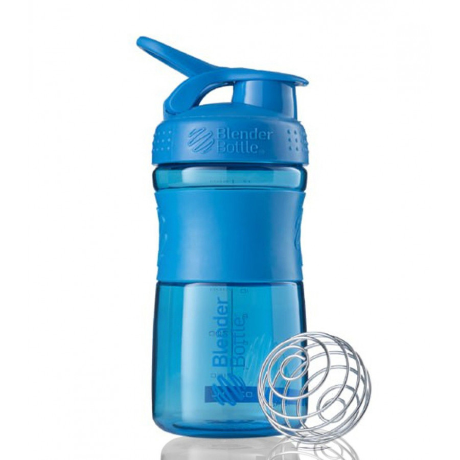 Шейкер спортивний (пляшка) BlenderBottle SportMixer Flip 20oz/590ml Cyan (Original)