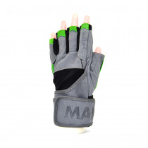 Рукавички для фітнесу MadMax MFG-860 Wild Grey/Green S Рукавички для фітнесу MadMax MFG-860 Wild Grey/Green S