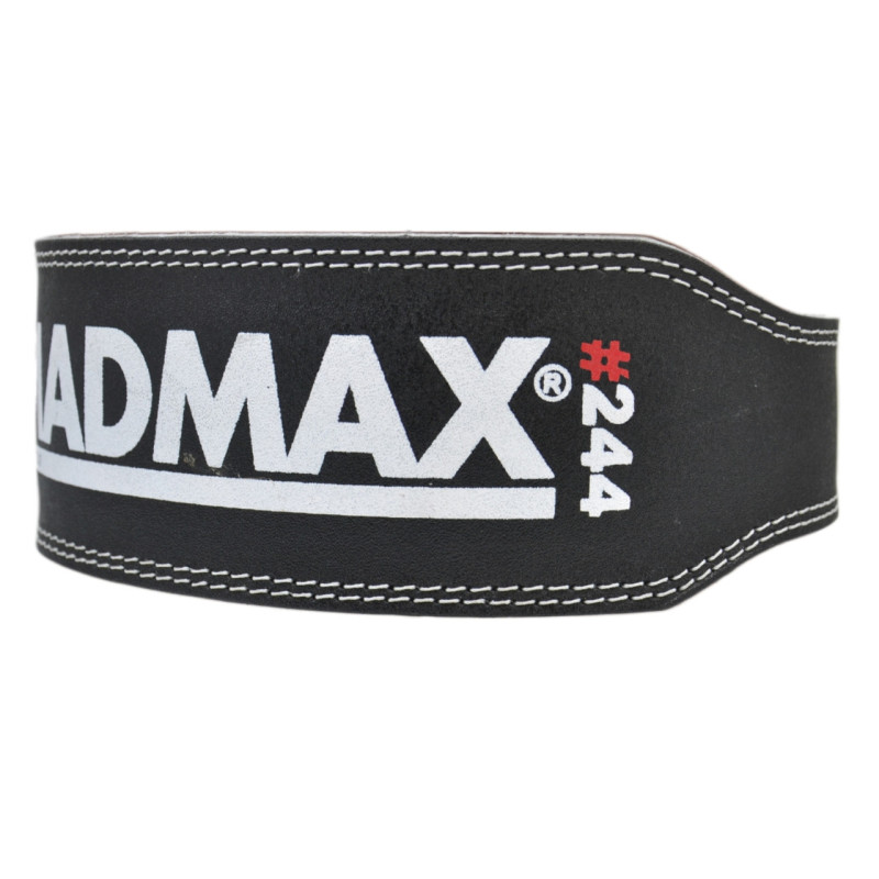 Пояс для важкої атлетики MadMax MFB-244 Sandwich шкіряний Black XXL