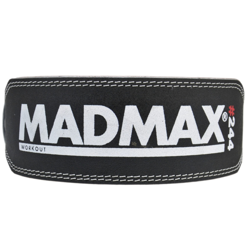 Пояс для важкої атлетики MadMax MFB-244 Sandwich шкіряний Black XXL