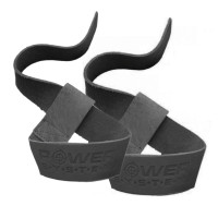Лямки для тяги шкіряні Power System PS-3320 Leather Straps Black