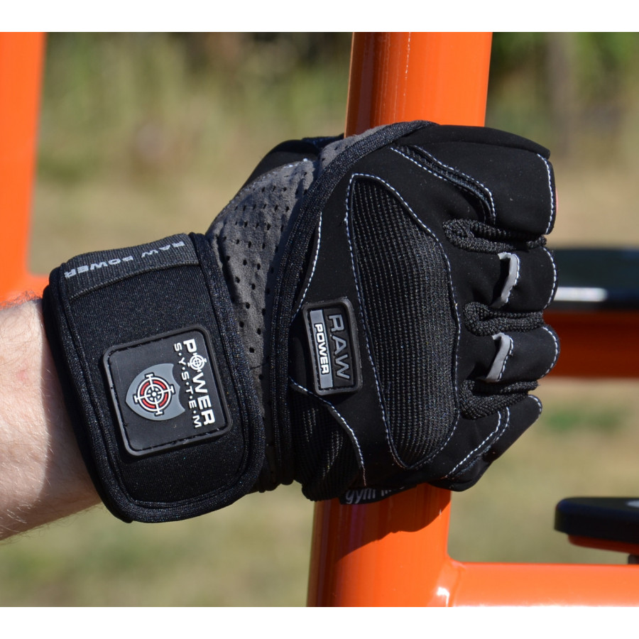 Рукавички для фітнесу Power System PS-2850 Raw Power Black/Grey XXL