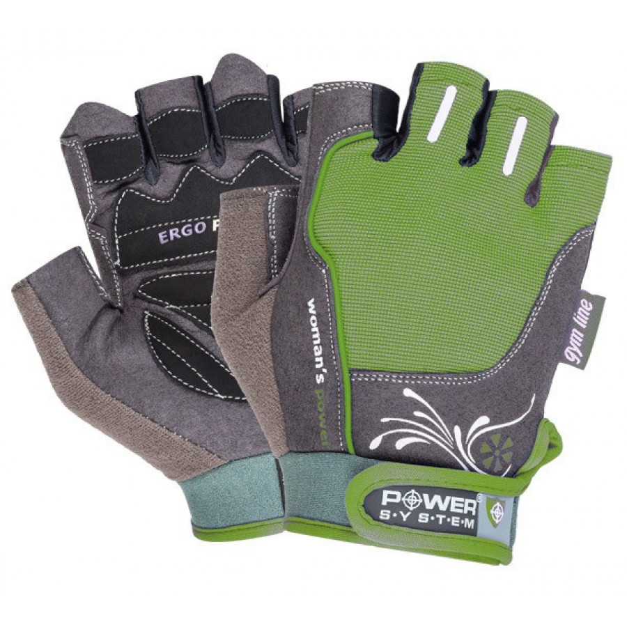Рукавички для фітнесу Power System PS-2570 Woman’s Power жіночі Green S