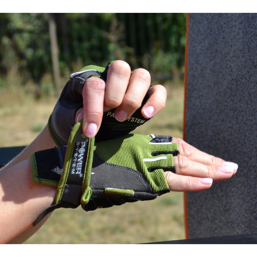 Рукавички для фітнесу Power System PS-2570 Woman’s Power жіночі Green S