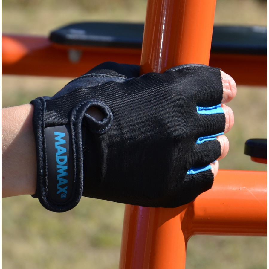 Рукавички для фітнесу MadMax MFG-251 Rainbow Turquoise S