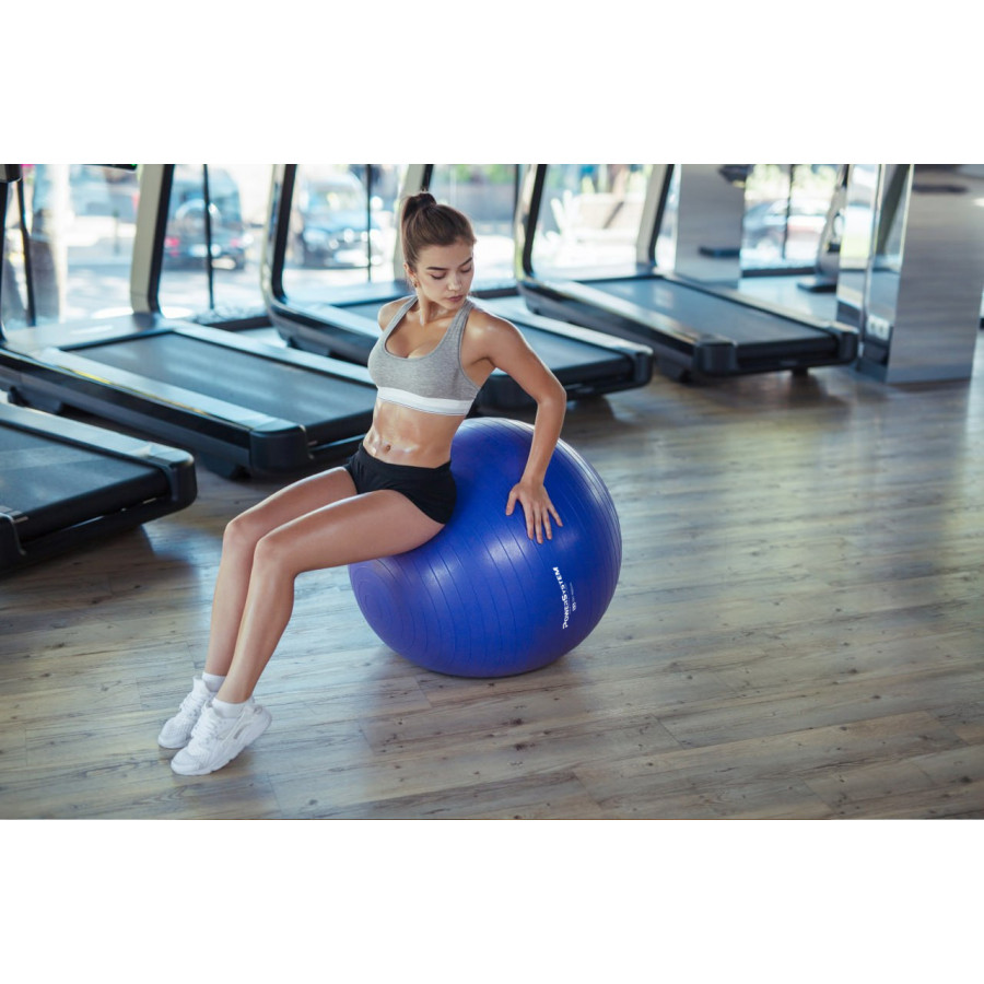 М'яч для фітнесу (фітбол) Power System PS-4018 Ø85 cm PRO Gymball Blue