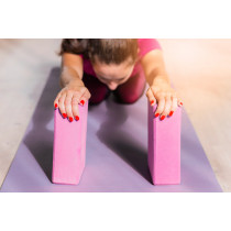Блок для йоги 2 шт. (пара) PowerPlay 4006 Yoga Brick EVA Рожеві Блок для йоги 2 шт. (пара) PowerPlay 4006 Yoga Brick EVA Рожеві