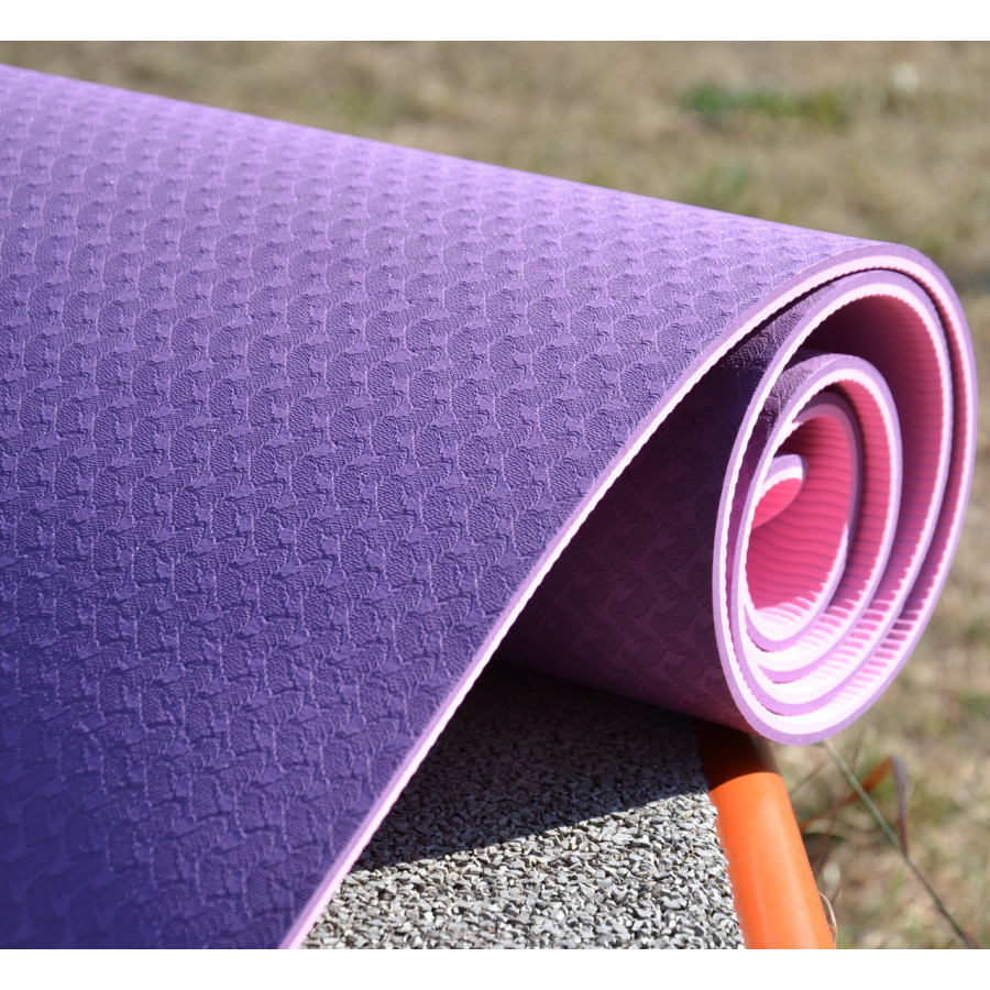 Килимок для йоги та фітнесу Power System PS-4060 TPE Yoga Mat Premium Purple (183х61х0.6)