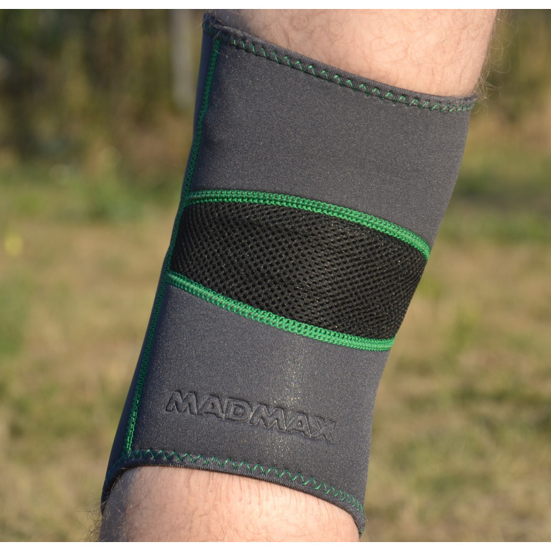 Наколінник MadMax MFA-294 Zahoprene Knee Support Dark Grey/Green (1шт.) M