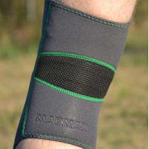 Наколінник MadMax MFA-294 Zahoprene Knee Support Dark Grey/Green (1шт.) M Наколінник MadMax MFA-294 Zahoprene Knee Support Dark Grey/Green (1шт.) M