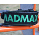 Пояс для важкої атлетики MadMax MFB-301 Suede Single Prong шкіряний Black/Green XXL