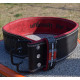 Пояс для важкої атлетики Power System PS-3830 Beast шкіряний Black/Red M